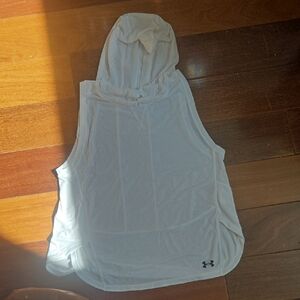 Under Armour Ivory Sleeveless Hoodie
